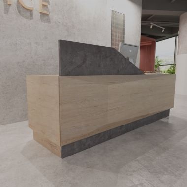 Quầy lễ tân văn phòng hiện đại - Office Reception Desk QLT38